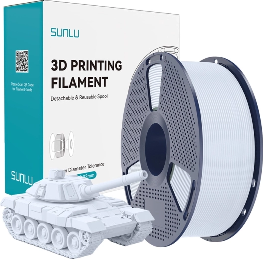 Sunlu PLA+ High-Speed Filament White 1.75 mm
