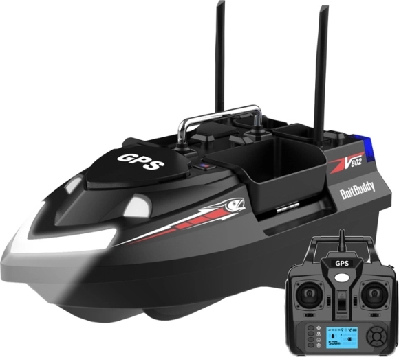 Flytec V802 Pro jaukinis laivelis 12000 mAh, juodas