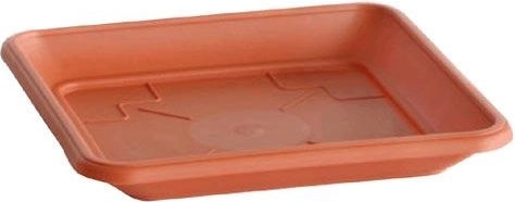 Square saucer for flower pot 34 × 34 cm