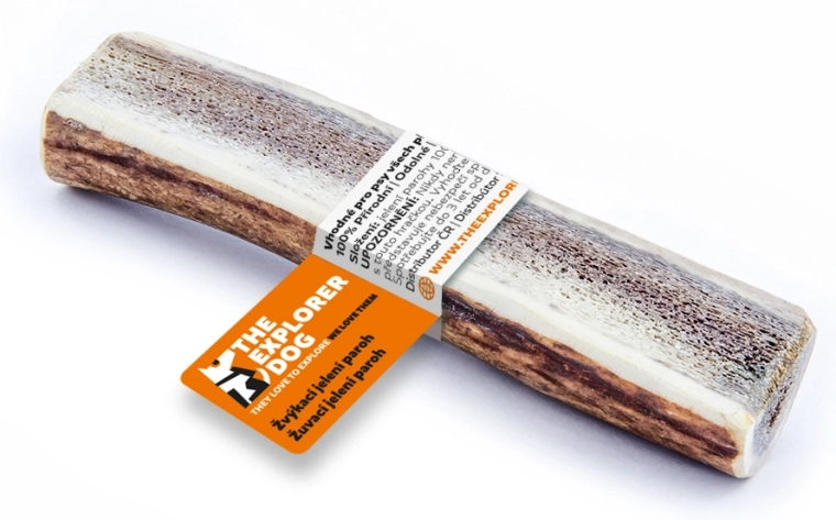 Explorer dog chewable deer antler, soft, size M