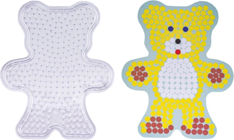 3 shaped pegboards for arranging designs