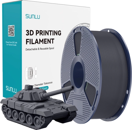 Sunlu PLA+ high-speed filament gray