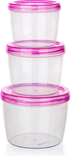 Clear and stackable
