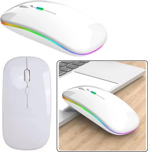 Bela belaidė ergonominė pelė