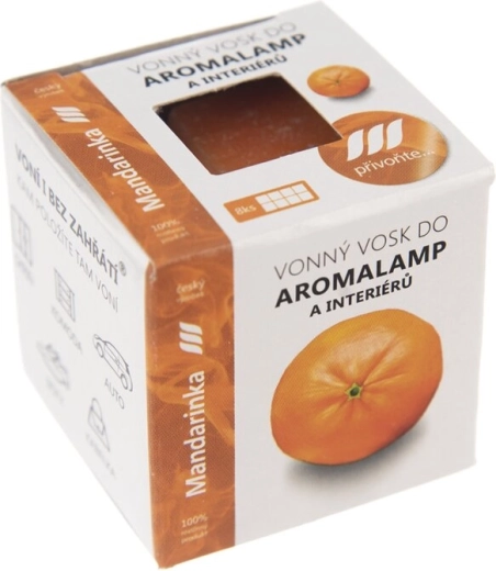 Kvapusis vaškas aromalampai „Mandarinas“ 8 vnt. 30 g