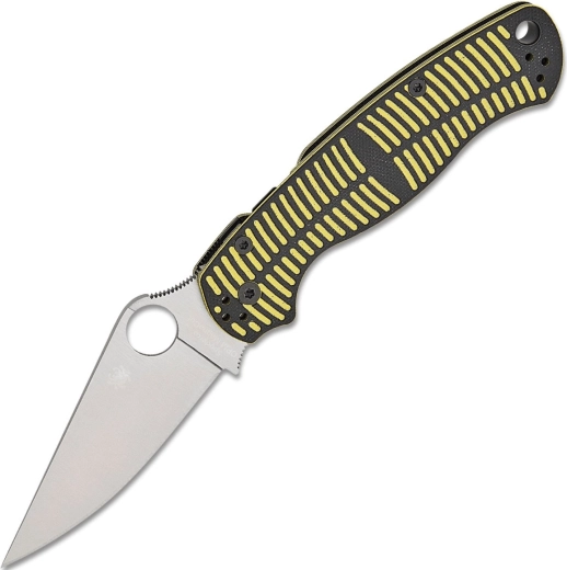 Spyderco Para Military 2 Salt sulankstomas peilis geltonai-juodas 8,8 cm