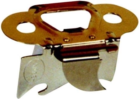 Stainless steel right-handed can opener, 8 cm