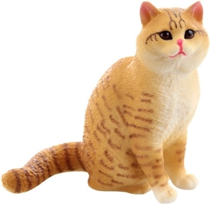 Plastic Cat Figurine