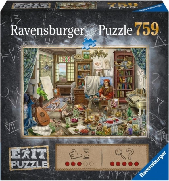 Dėlionė Ravensburger Exit: Menininko dirbtuvė, 759 detalės