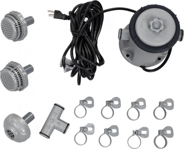 Pilnas priedų komplektas pakuotėje