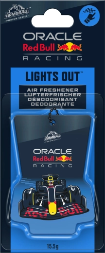 Hanging car air freshener Armor All Oracle Red Bull Lights Out – card