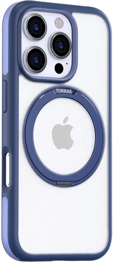 Apsauginis dėklas TORRAS Ostand R Fusion, skirtas iPhone 16 Pro, mėlynas