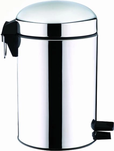 Retro pedalinis šiukšlių kibiras 5 l, metalinis, 20 × 31,5 cm