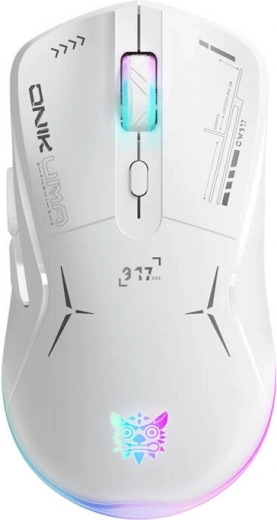 Belaidė žaidimų pelė Onikuma CW917 (balta)