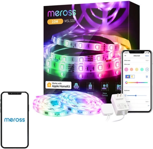 Išmanioji LED šviesos juosta MEROSS MSL320 su Apple HomeKit palaikymu