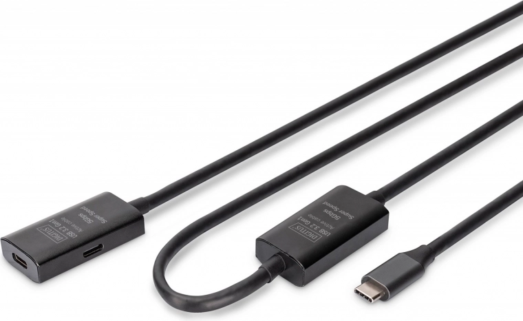 Aktyvus prailginimo kabelis USB-C – USB-C, USB 3.2 Gen1, 10 m