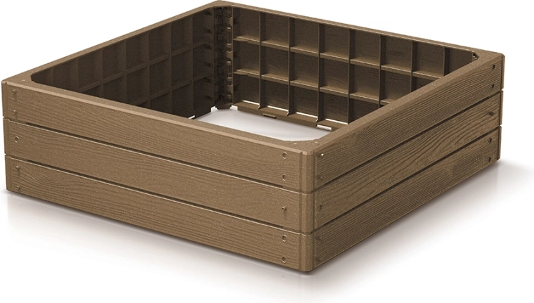 Raised Garden Bed BASE WOODY ECO WOOD 75.6 × 75.6 × 25 cm – naturo eco