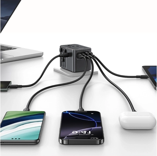 Up to 70 W power and charging up to 6 devices