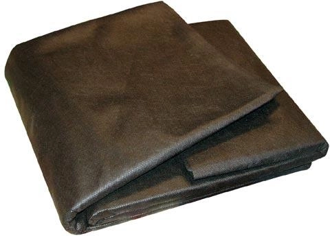 Neaustinė tekstilė 1,6 × 10 m juoda UV, 50 g/m²