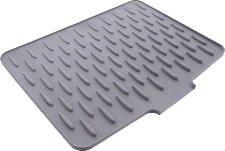 Orion silicone draining mat for the sink, grey 40 × 32.5 cm