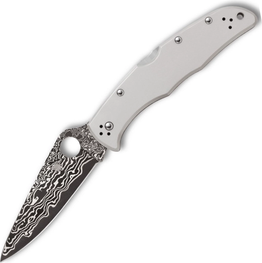 Spyderco Endura 4 titaninis kišeninis peilis su Damasko geležte 9,7 cm