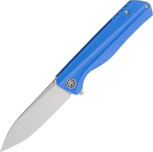 Kišeninis peilis Petrified Fish Forward D2, mėlynas G10, stonewash 9 cm