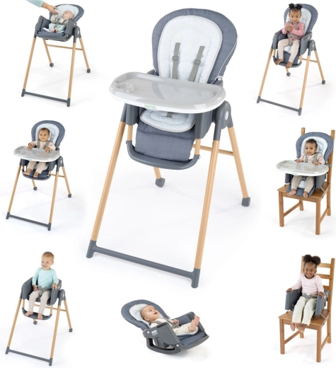 Multifunctional High Chair 7-in-1 Ingenuity Proper Positioner Chambray