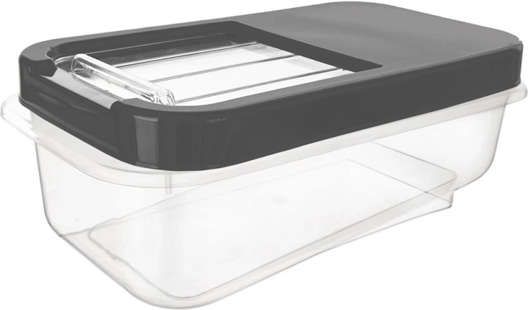 Orion storage box for capsules, powder and pet food, grey, 5 l