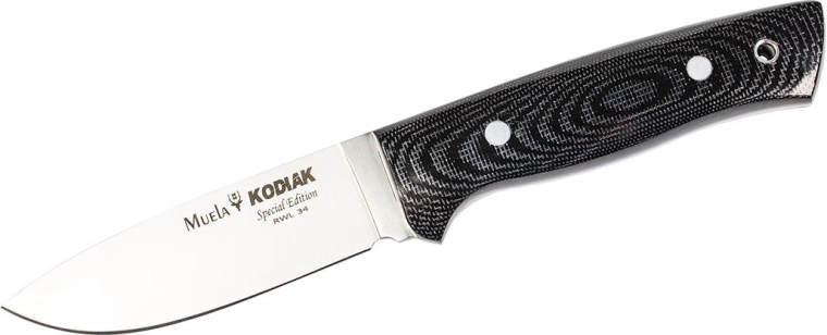 Muela Kodiak hunting knife 10 cm Micarta with leather sheath