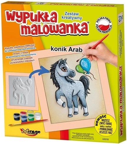 Reljefinis tapymas – arabų žirgas