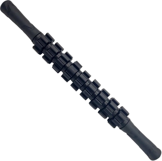 Merco masažinė reabilitacinė lazda Roller Stick 47,5 cm juoda