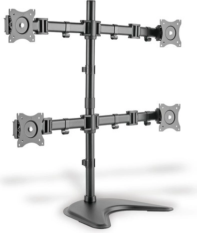 Stand for Four Monitors, 27 inches, 360° Rotatable