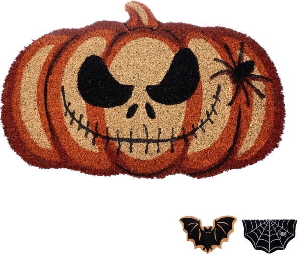Įėjimo kilimėlis iš kokosų pluošto su plastikiniu pagrindu Halloween mix