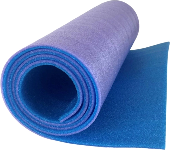 Acra double-layer sleeping mat IFO 180 × 50 cm, 8 mm blue-purple