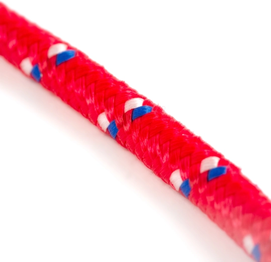 Braided construction with a strong core