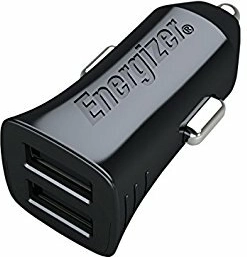 Energizer Hightech automobilinis įkroviklis 2× USB 2,4 A juodas