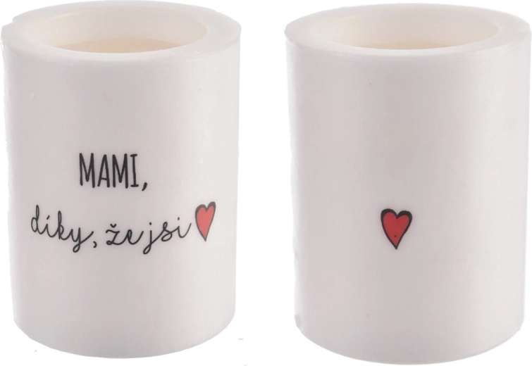 Kvapni žvakė stiklinėje „Mama, ačiū, kad esi“