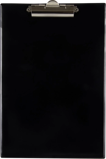 Writing Pad A4 with Metal Clip Classic Black