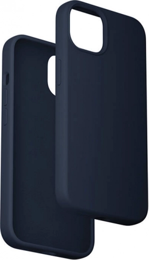 Vention silicone case for iPhone 15 Plus with MagSafe, blue