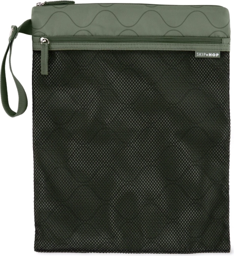 Waterproof bag SKIP HOP Grab & Go, dark green, 30 × 38 cm