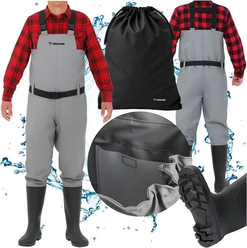 Fishing Wading Pants TRIZAND with Boots