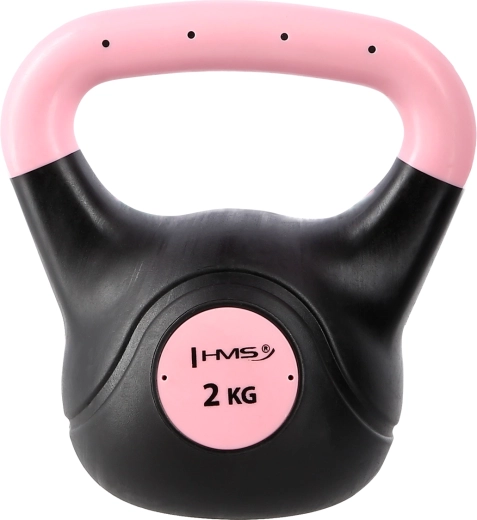 Kompozitinis kettlebell HMS 2 kg rožinis