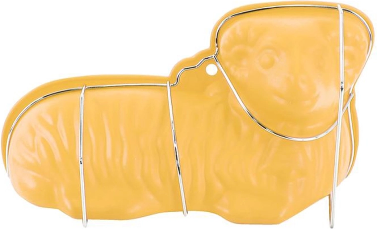 Silikoninė avinėlio kepimo forma su metaliniu stovu 32 × 16 × 9 cm