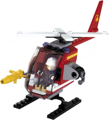 Sluban Firefighters M38-B0622D Helicopter