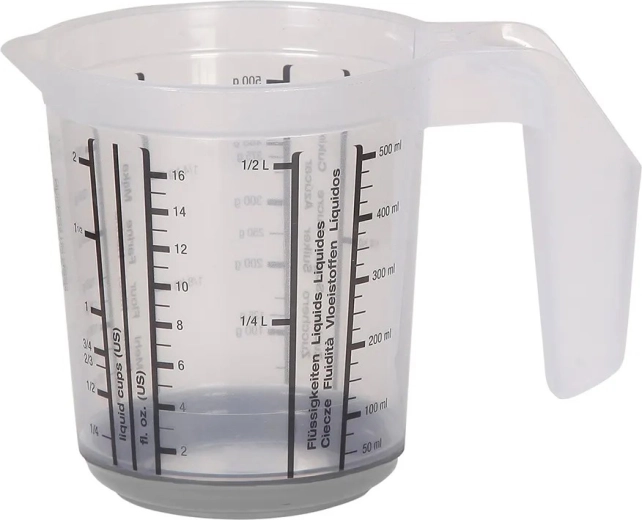 Matavimo ąsotis su skale 0,5 l Nordic Grey