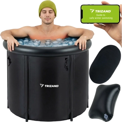 Portable Ice Bath 200 L with Accessories TRIZAND
