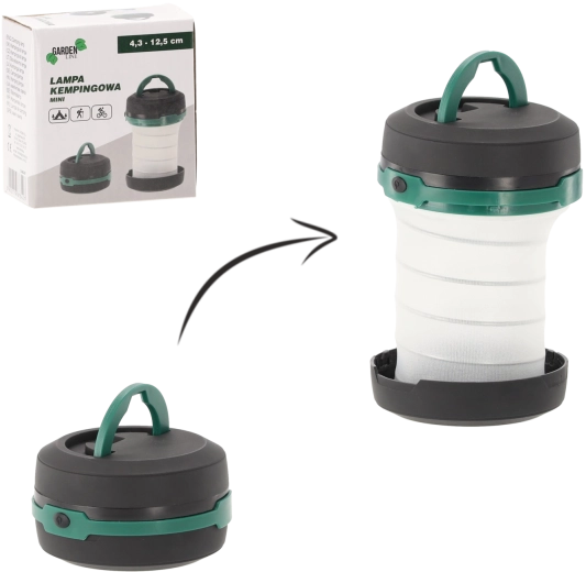 Mini kempingo lemputė 4,3–12,5 cm