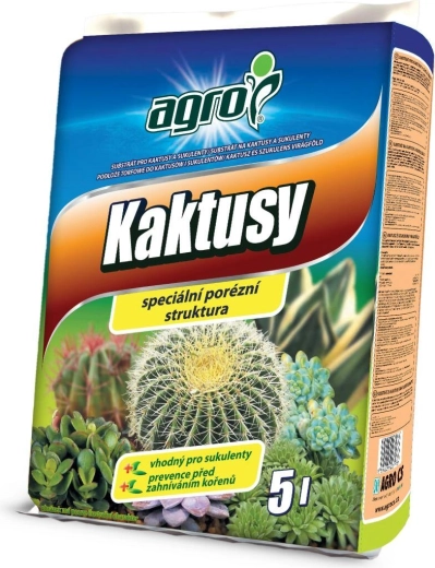 Substratas kaktusams ir sukulentams 5 l AGRO