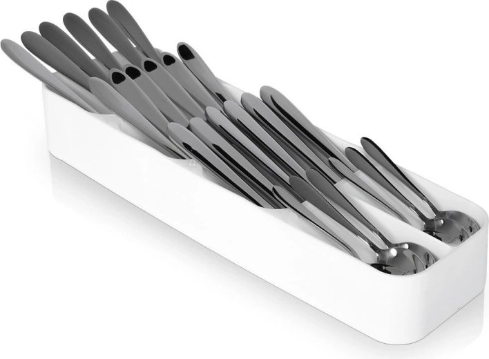 White cutlery drawer organizer 39 × 11.5 cm