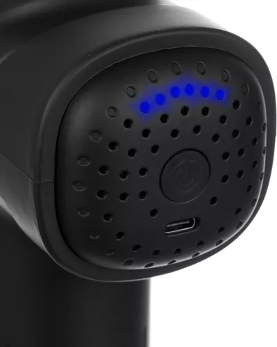 6 intensyvumo lygiai su LED indikacija